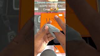 Innova crista premium quality leather Key Cover ordernow innova cristal toyota youtube shorts￼ [upl. by Garbe]