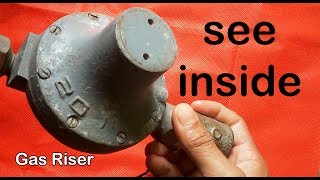 See Whats Inside A Gas Riser [upl. by Ahseinet289]