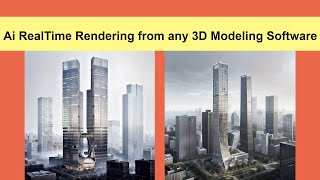 Ai Real Time Rendering of your 3D Models from any Software [upl. by Ahtekal]