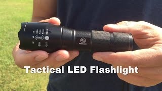 1000 Lumen Tactical LED Flashlight by Survival Hax [upl. by Yran52]