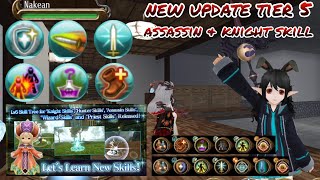 toram online  new update tier 5 skill assassin amp knight review  yusagi [upl. by Edecrem]