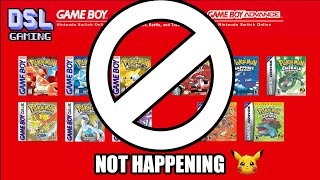 No Classic Pokemon Games Are Likely NOT Coming to the Switch Online Heres Why [upl. by Aidnama]