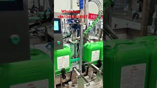 Automatic50kgsquarebottlecappingmachine screw capping machinefillingmachine [upl. by Smart987]