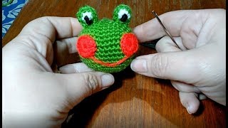 Porta Chupeta Amigurumi Sapinho [upl. by Otilopih901]