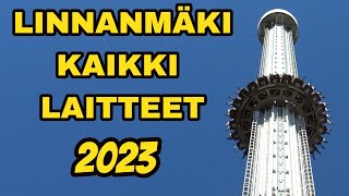 Linnanmäki KAIKKI LAITTEET 2023 [upl. by Tierza]