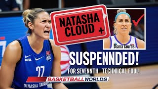 Phoenix Mercury guard Natasha l Natasha Cloud Suspended for One Game After 7 Seventh Technical Foul [upl. by Arlina]