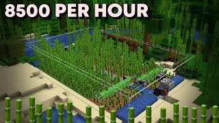 Automatic Bamboo Farm Minecraft 119120 [upl. by Winna]