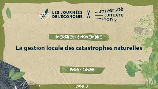 La gestion locale des catastrophes naturelles  611  9h00 LY3 [upl. by Alyn]