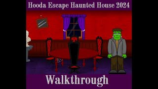 Walkthrough Hooda Escape Haunted House 2024 [upl. by Atolrac488]