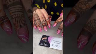 Pink nails💅💖🌸 nails nailsartist ombrenails pinknails nailextension subscribe [upl. by Azerila]