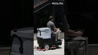 Aiolith Ride On Floor Scrubber，The Best Choice for Large Hard Surface Cleaning！cleaner floor [upl. by Daloris960]