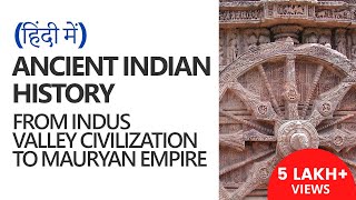 Ancient History in हिंदी  Indus Valley Civilization to Mauryan Empire UPSC CSEIAS Agam Jain IPS [upl. by Orvie]