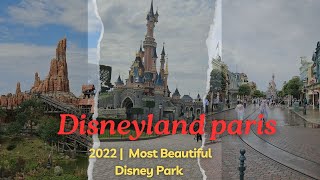 Disneyland Paris 2022  Most Beautiful Disney Park [upl. by Fleeman103]