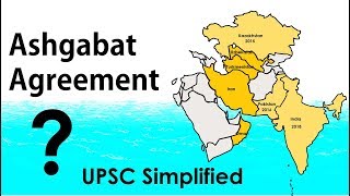 Ashgabat agreement  UPSC  Competitive Exams [upl. by Louls166]