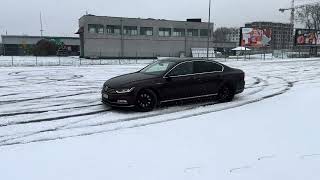 Passat B8 20 4Motion Custom Exhaust Snow Winter Summer Tires [upl. by Alrak]