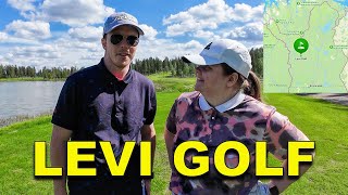 SPELAR GOLF PÅ FINLANDS NORDLIGASTE GOLFBANA [upl. by Jevon518]