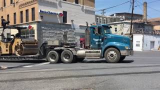 Downtown Truck Spotting amp Pocono Peterbilt Dealer [upl. by Knowland]