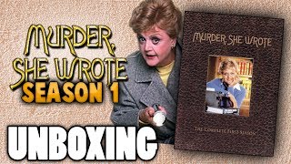 MURDER SHE WROTE The Complete First Season DVD  UNBOXING [upl. by Oicul]