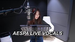 AESPA DREAMS COME TRUE RECORDING VERSION  vocal showcase [upl. by Mar]