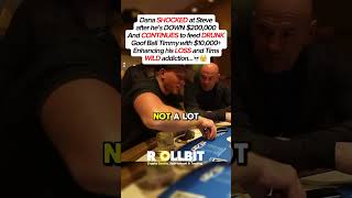 Dana MAD at Steve after this…💀 casino gambling dana danawhite stevewilldoit blackjack vegas [upl. by Llewsor457]