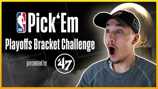 NBA PLAYOFFS PICKEM BRACKET CHALLENGE  Win 1000000 [upl. by Elwyn225]