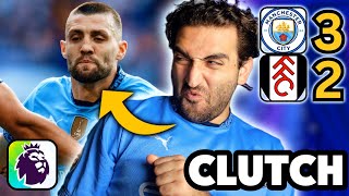 KOVAČIĆ YOU BEAUTIFUL MAN  Man City x Fulham Match Reaction [upl. by Fabe]