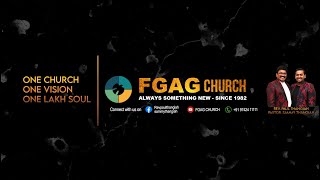 🔴🅻🅸🆅🅴 6pm English  Sunday Service  Rev Paul Thangiah  FGAG Prayer amp Retreat Center [upl. by Durkee]