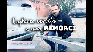 Cuplarea corectă a unei remorci  Rotaru Trailers [upl. by Arda]