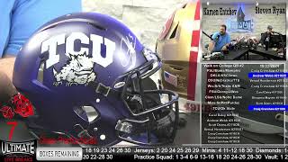 LaDanian Tomlinson TCU Authentic Helmet  10222024 6 PM Show Live Breaks [upl. by Namolos]