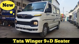 Tata Winger 9D Seater Bs6Full Hindi Review2022 specificationon road price UshaKiKiran [upl. by Avis]