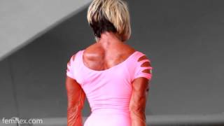 Carrie Woolridge  huge ripped female muscle [upl. by Maximo]