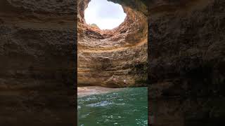 Exciting  Inside the Benagil Cave travel cave water [upl. by Declan107]