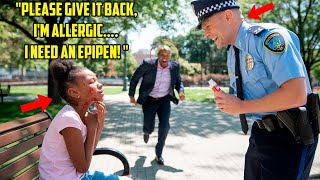 Cop Took an Epipen from a Girl During an Allergy Attack Shocked to Discover Her Fathers Identity [upl. by Aryajay702]