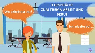 Arbeit und Beruf  Dialoge  Deutsch lernen [upl. by Ravi228]