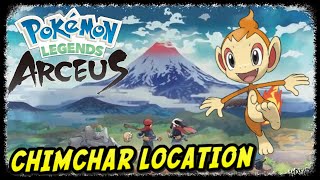 Chimchar Location  Pokemon Legends Arceus  How to Get Chimchar [upl. by Aluk]