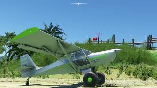 Kitfox STI First Look Microsoft Flight Simulator Bugalaga WX53 Airfield [upl. by Orman532]