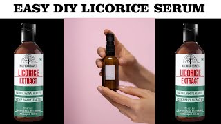 DIY Licorice serum  Licorice serum 20 with licorice extract  Lifeadds [upl. by Nais]