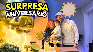 ACORDAMOS O BÊE COM UMA SURPRESA DE ANIVERSÁRIO  Antes da Festa [upl. by Adigun]