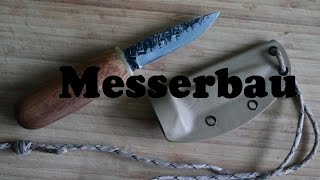 Messerbau 1  erstes Messer  erste Kydexscheide  kurze Vorstellung  BaamAff [upl. by Romalda410]