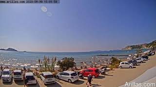 20230930 Arillas Corfu Live Webcam [upl. by Aneehsat818]