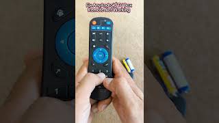 Remote Control Button Not Working or Not Responding to TV Remote Fixed  Fix Android TV Box Remote [upl. by Aveneg684]