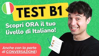 Test B1 ITALIANO test completo  conversazione Italian B1 exam [upl. by Troyes]