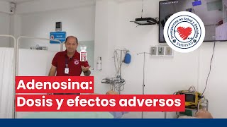 Adenosina dosis y efectos adversos [upl. by Aikrahs]