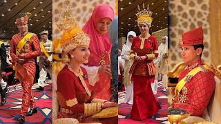 🤴princeabdulmateen brunei Enjoys A Powdering Ceremony With Bride Anisha Rosnah On royalwedding [upl. by Mur22]