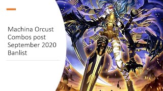 Budget Machina Orcust Combo Tutorial Sept 2020 Banlist [upl. by Radbun222]