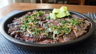 Grilled Mojo Beef  CubanInspired Marinated Skirt Steak Recipe [upl. by Trillbee227]