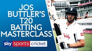 Jos Buttler T20 Batting Masterclass  The basics of being a world class batsman [upl. by Arihay141]