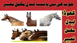 خوب کی ہس یا ہسپہ لیدل مکمل تعبیر khob k haspa lidal tabeer khwabkitabir tabeerkhwab dreem [upl. by Almeta]