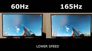 60Hz vs 165Hz  370FPS [upl. by Dolora]