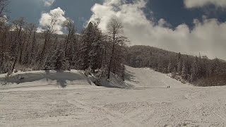 Bjelašnica skijanje  staza 3 Kolijevka [upl. by Airbmak]